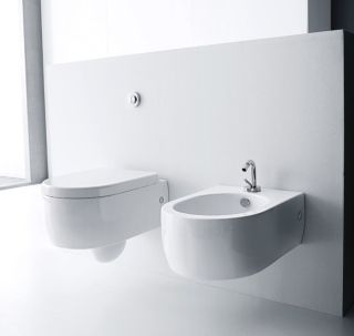 Сиденье для унитаза Kerasan Flo 318901 с крышкой белый